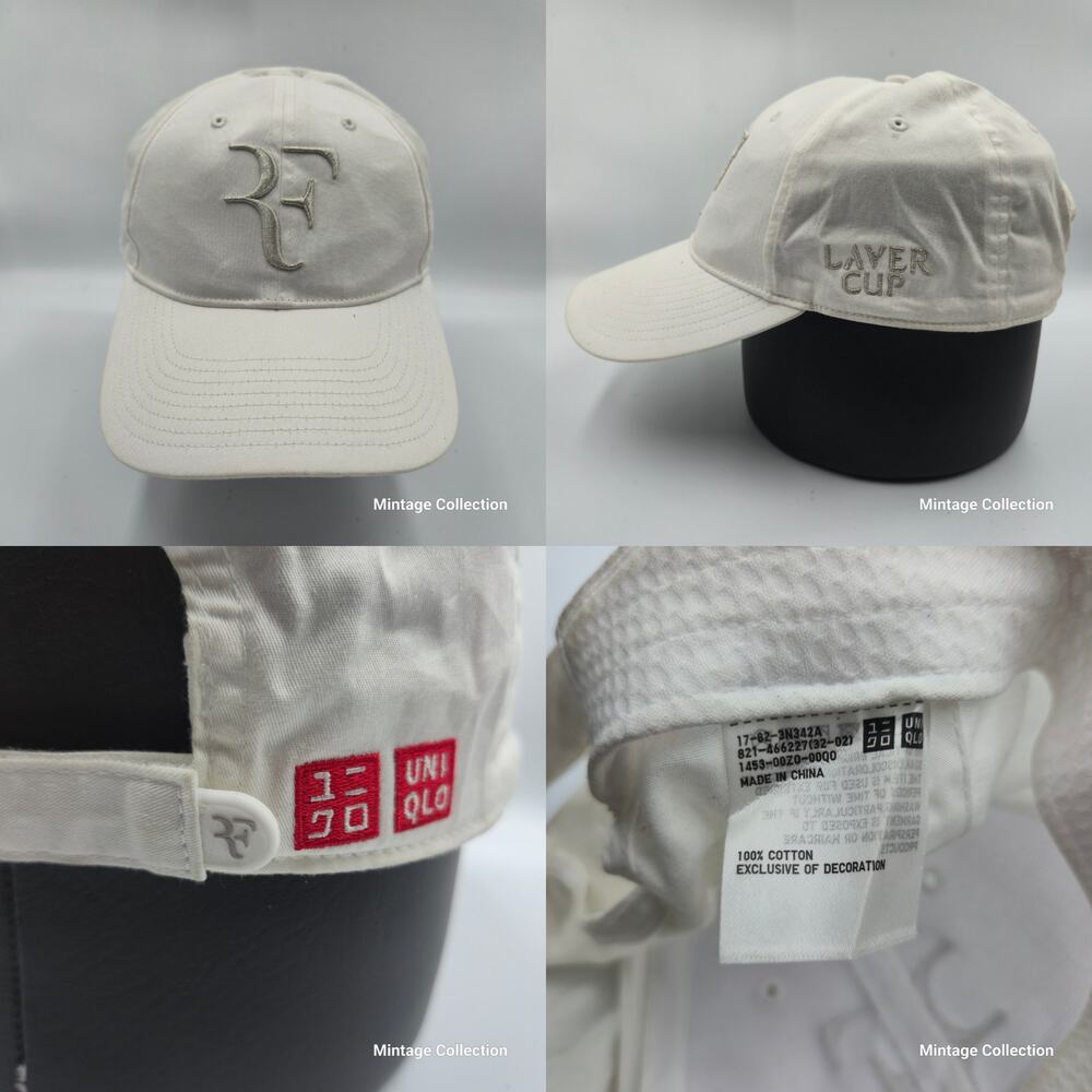 Rare Roger Federer 2023 Uniqlo Laver Cup Tennis Hat Cap Vancouver